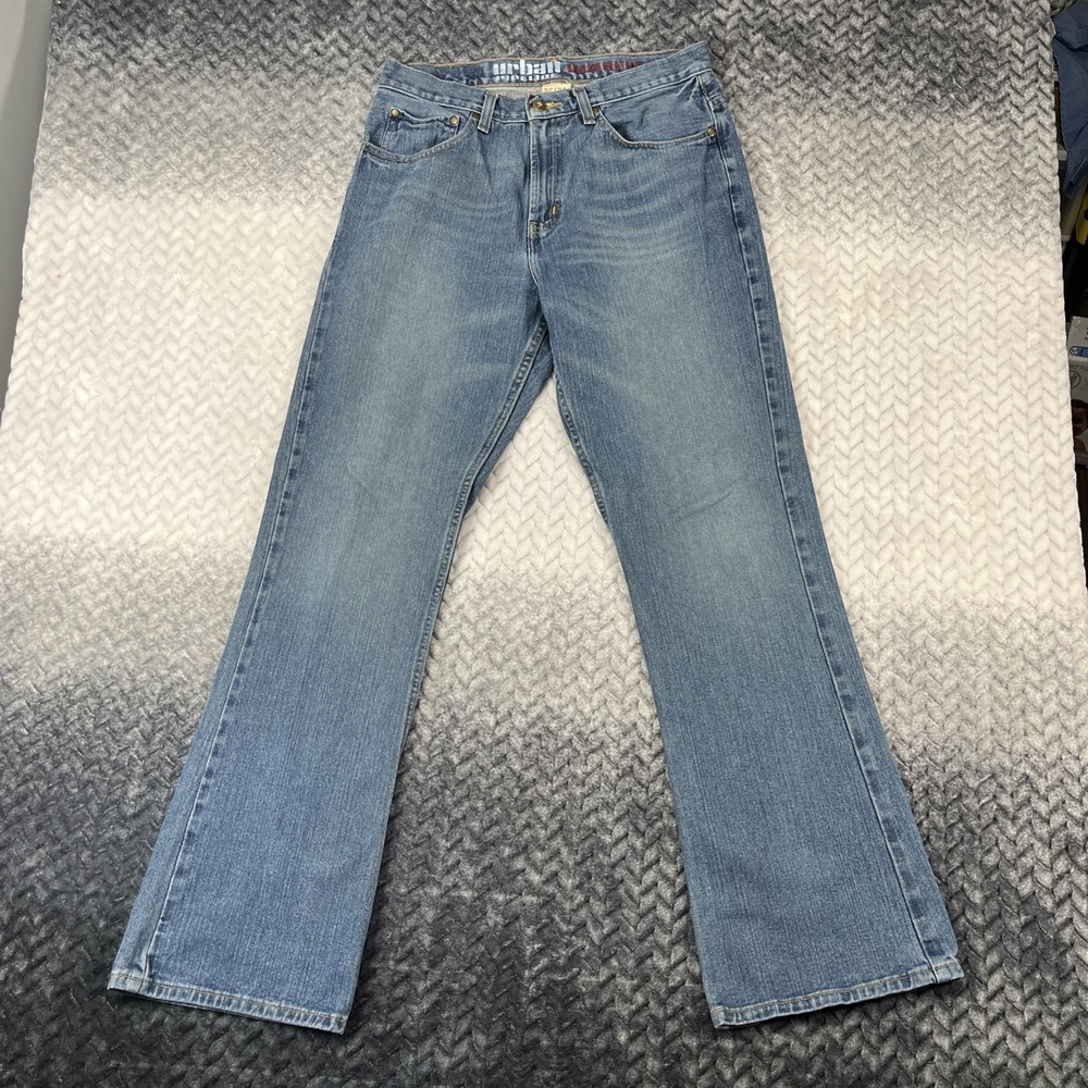 Urban Pipeline Relaxed Boot Cut Jeans Men's 32x34 Blue Denim Y2K Baggy